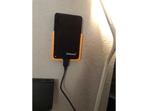 intenso hdd wall mount 3d print model - Mito3D