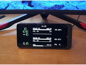 Fernbedienung Monitor Laden Dock pocophone f1 Android fps Panel Performance Telefon Steuerung Halter Unterstützung 3d print model - Mito3D