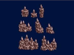 candles bits bitz dd diorama dungeon miniature model scatter scenery 3d print model - Mito3D