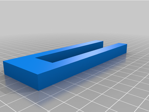 post ruler 2cm 3d print model - Mito3D