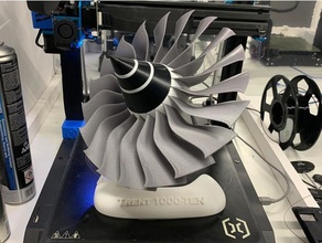 jet engine stand 3d print model - Mito3D