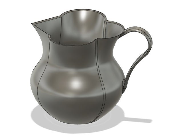jug jug water jug 3D print model - Mito3D