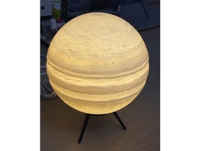 Júpiter LED mesa lámpara tornillo versión 3d print model - Mito3D