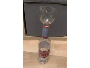 pet cola bottle funnel bottle funnel resin 3d print model - Mito3D