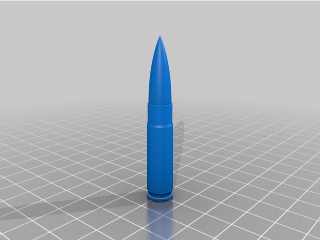 300 aac apagón negro blk bala cartucho 3D print model - Mito3D