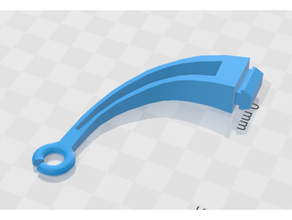 guía rail filamento ender 3 v2 3d print model - Mito3D