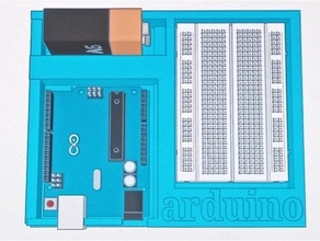 arduino Breaderboard 9v solda 3d print model - Mito3D