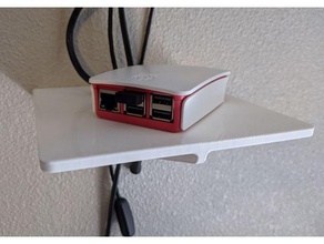 small electronics shelf apartment kodi raspberry pi 3d print model - Mito3D