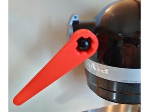 utensílio cozinha ficar pé batedeira anexo cubo polegar parafuso chave inglesa dedo 3d print model - Mito3D