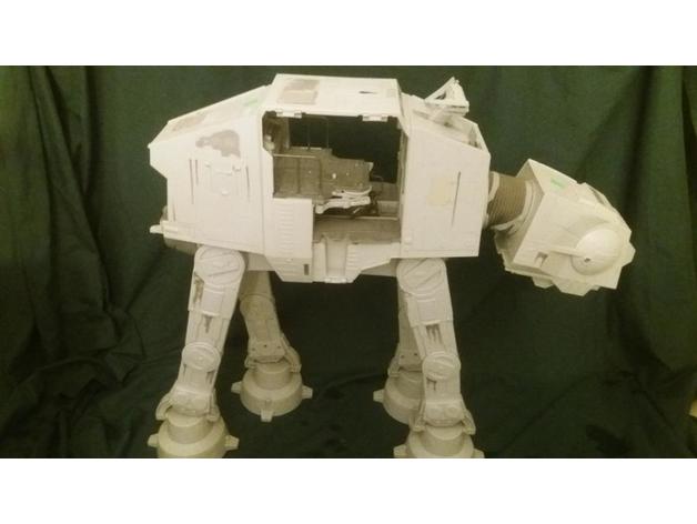 at-at legacy star wars kenner hasbro toy repro parts 3D print model - Mito3D