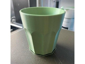 verre type 1 récipient tasse 3d print model - Mito3D