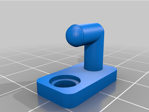 keyring holder easy print quick screw 3d print model - Mito3D