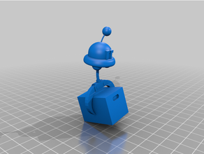 UFO hal Schalter 3d print model - Mito3D