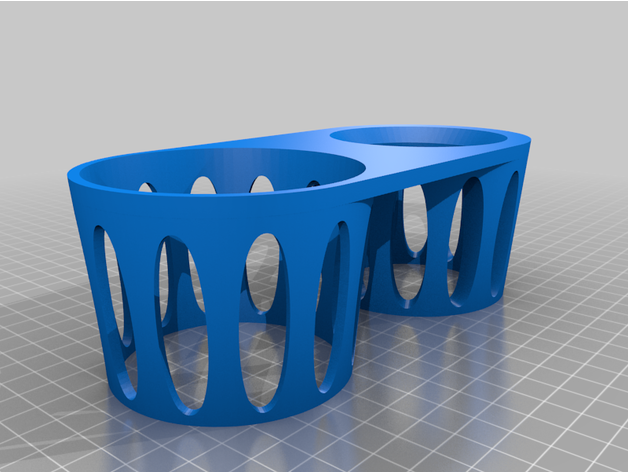 vw caddy red bull cupholder 3D print model - Mito3D