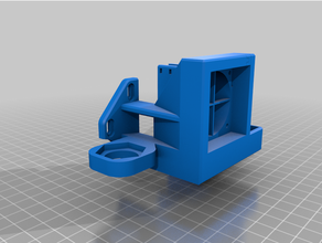 ezabl fan duct 3d print model - Mito3D