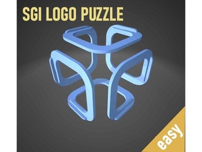 unendlich Würfel sgi Logo Puzzle Spielzeug 3d print model - Mito3D