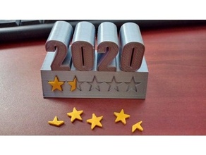 2020 star rating 3d print model - Mito3D