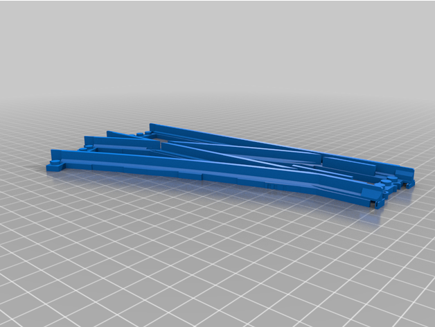 lego train Piste jonction Facile pistes 3D print model - Mito3D
