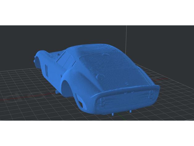 Ferrari 250 gto 1964 3d carro miniatura fácil impressão Washington 3D print model - Mito3D