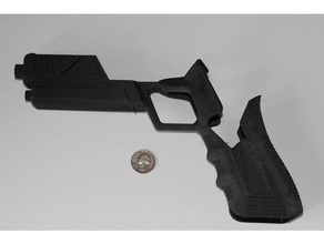 pistolet manette glock poignée htc 3d print model - Mito3D