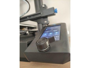 ender 3 v2 improved screen knob 3d print model - Mito3D