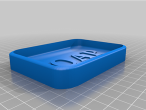 Seife Gericht Halter Unterstützung Tablett 3d print model - Mito3D
