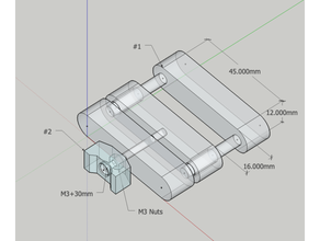 narrow vice 3d print model - Mito3D