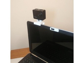 computer portatile webcam sportcam titolare supporto soporte mara sportivo gopro uomo scimmia vittoria erba Camara telecamera eroe 3 pz Portatil 3d print model - Mito3D