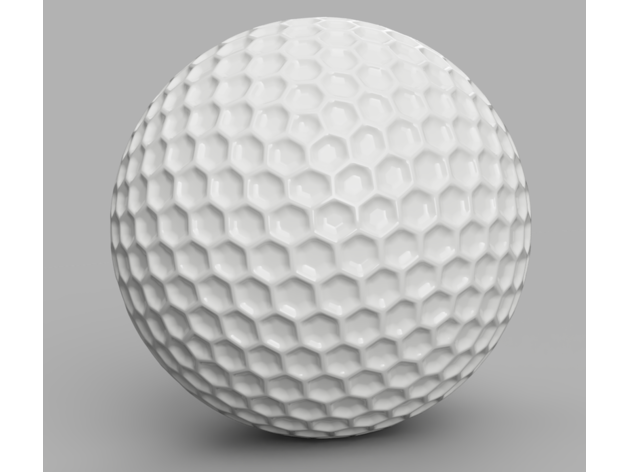 vero golf palla 3D print model - Mito3D