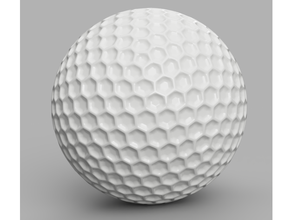real golf pelota 3d print model - Mito3D