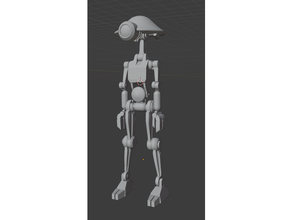 çukur droid aksiyon şekil robot Yıldız Savaşları star savaşlar 3d print model - Mito3D