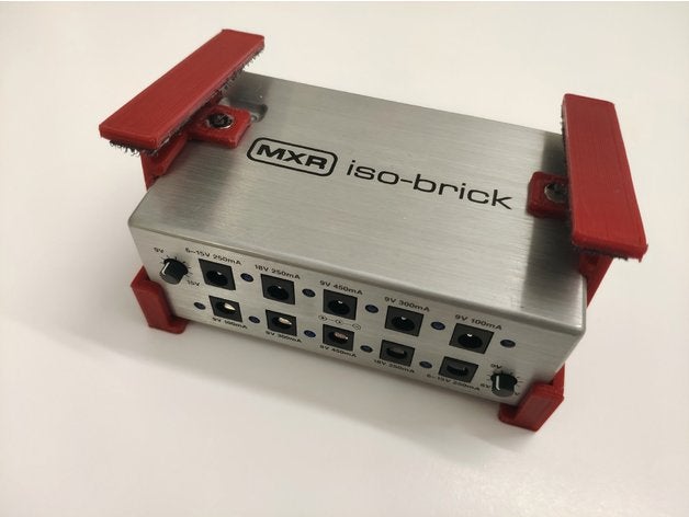 mxr iso brick pedalboard mount pedaltrain power supply 3D print model - Mito3D
