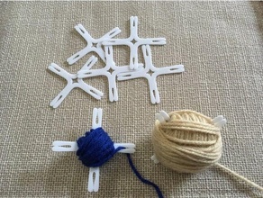yarn bobbin crochet knitting 3d print model - Mito3D