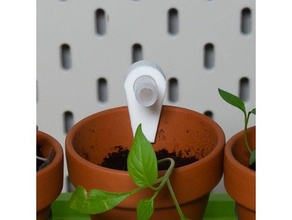 plant pot tube clip pimoroni grow 3d print model - Mito3D