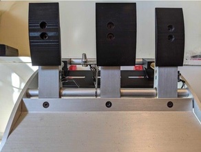 fanatec clubsport v1 tilton pedals remix 3d print model - Mito3D