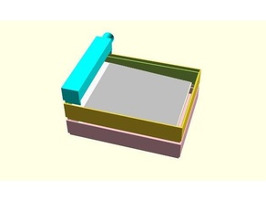 mini or nettoyer écluse boîte exploitation minière prospection vortex tapis 3d print model - Mito3D