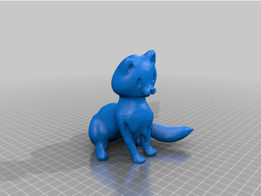 sentado gatito 3d print model - Mito3D