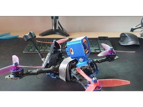 hskrc freestyle 250 runcam arancia gopro sessione montare diidroni fpv telecamera drone 5 3d print model - Mito3D