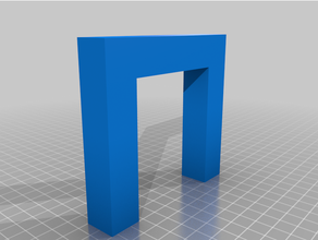 square arch supports 3d print model - Mito3D