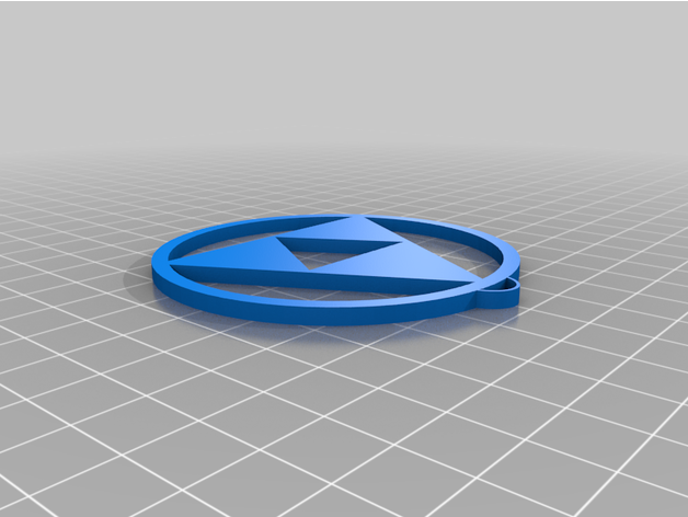 Légende Zelda triforce Noël ornement loz 3D print model - Mito3D