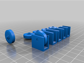 durafly micro toundra fat flotte roue ensemble 3d print model - Mito3D
