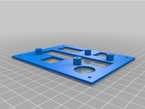 punched adapter 3d print model - Mito3D