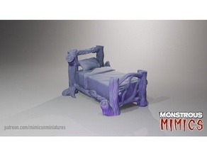 cama miniatura mesa rpgs dnd mini apuntalar dragones calabozo mazmorras imitar imita miniaturas paisaje pionero juego rol rpg 3d print model - Mito3D