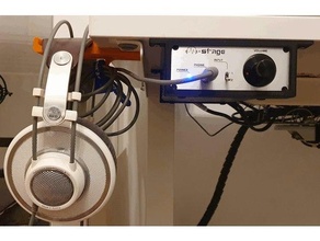 matrix m-stage headphone amp desk mount 3d print model - Mito3D