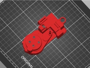 ghostbusters - mini mk21 shell ornament keychain afterlife alice dangler ecto1 proton pack spengler wand venkman 3d print model - Mito3D