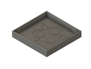 Würfel Tablett nurgle 40k Wargaming Kriegshammer 3d print model - Mito3D