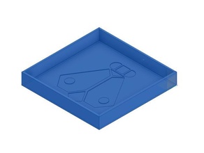 Würfel Tablett nurgle Fliege 3d print model - Mito3D