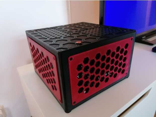 mini pc htpc Cas gaine matx 3D print model - Mito3D