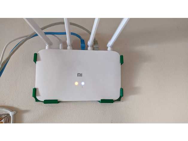 xiaomi mi Wi Fi ac1200 router 4a giga versione 1167 mbps parete montare cnc 3D print model - Mito3D