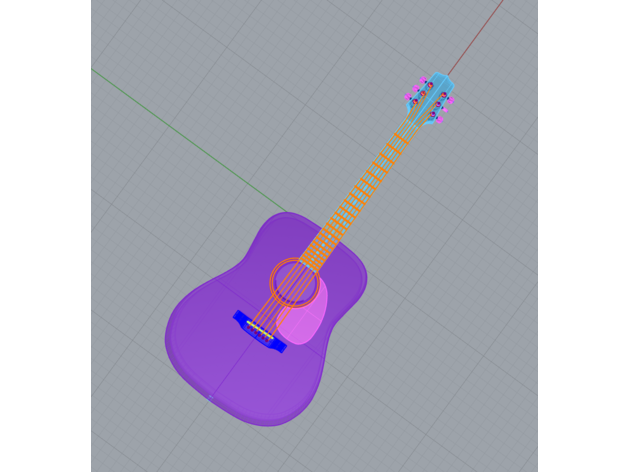 acousticguitar hikari 3D print model - Mito3D